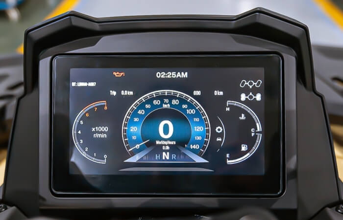 Plnobarevný TFT displej