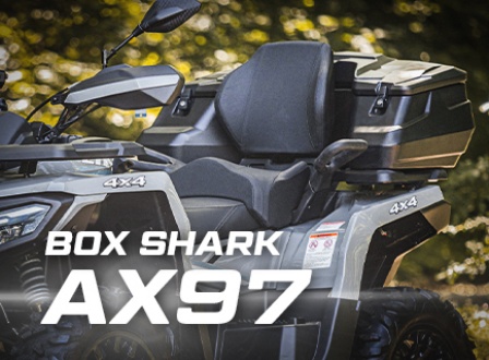 Prostorný a odolný: ATV box Shark AX97 pro Linhai